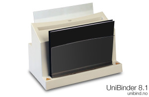 UniBinder-8.1-innbindingsmaskin-med-bok
